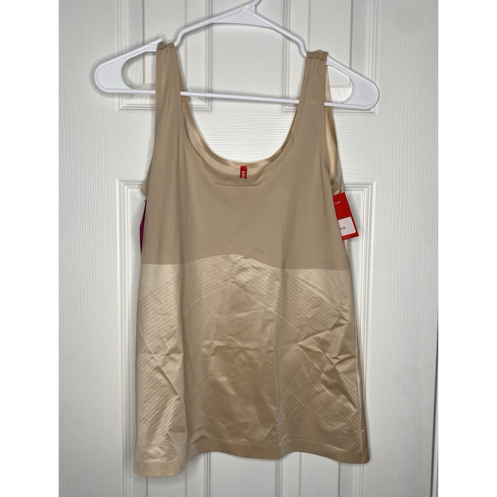 Spanx Women's Invisible Shaping Tank Top Champagne Size 1 X New